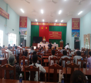 Tổ Đại biểu Quốc hội số 4 đơn vị tỉnh Đồng nai tiếp xúc cử tri định kỳ  trước kỳ họp thứ 10, Quốc hội khóa XV tại xã Phú Lâm