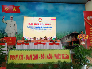 KẾT QUẢ NGÀY THỨ NHẤT ĐẠI HỘI ĐẠI BIỂU MẶT TRẬN TỔ QUỐC VIỆT NAM XÃ PHÚ LÝ  LẦN THƯ I, NHIỆM KỲ 2025 – 2030