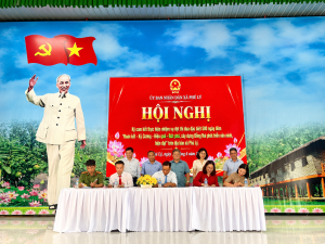 XÃ PHÚ LÝ TỔ CHỨC HỘI NGHỊ QUÁN TRIỆT, TRIỂN KHAI VÀ KÝ CAM KẾT THỰC HIỆN ĐỢT THI ĐUA ĐẶC BIỆT 500 NGÀY ĐÊM “ĐOÀN KẾT - KỶ CƯƠNG - HIỆU QUẢ - BỨT PHÁ”, XÂY DỰNG ĐỒNG NAI PHÁT TRIỂN, VĂN MINH, HIỆN ĐẠI