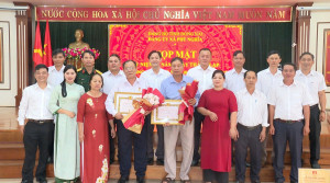 Đảng ủy xã Phú Nghĩa tổ chức Họp mặt kỷ niệm 96 năm Ngày thành lập Đảng Cộng sản Việt Nam (03/02/1930-03/02/2026) và Lễ trao Huy hiệu Đảng đợt 03/02