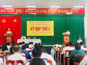 HĐND xã Phước An họp kỳ họp thứ 2 khóa XII nhiệm kỳ...