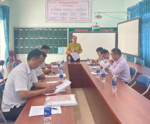 Giám sát công tác chuẩn bị năm học 2025-2026 các trường học trên địa bàn xã Phước An