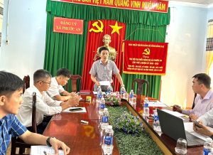 Bí thư Đảng uỷ, Chủ tịch HĐND xã Đỗ Huy Khánh tiếp công dân định kỳ tháng 9 năm 2025