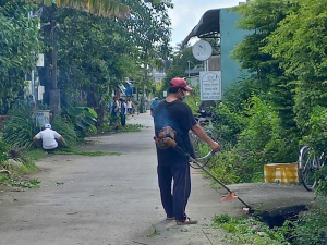Xã Phước An: Đồng loạt ra quân tổng vệ sinh môi trường, diệt lăng quăng phòng, chống Sốt xuất huyết