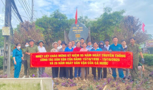 Xã Phước An sôi nổi tổ chức các hoạt động kỷ niệm 95 năm ngày truyền thống công tác Dân vận của Đảng (15/10/1930 - 15/10/2025)