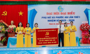 Đại hội đại biểu Phụ nữ xã Phước An lần thứ I, nhiệm kỳ 2025-2030 “Dấu ấn của sự đoàn kết, đổi mới và phát triển”