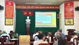 Xã Phước An: Tham dự Hội nghị tập huấn báo cáo viên pháp luật quý III/2025
