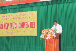 HĐND xã Phước An tổ chức Kỳ họp chuyên đề, thông qua nhiều Nghị quyết quan trọng và bầu bổ sung Ủy viên UBND xã, nhiệm kỳ 2021-2026