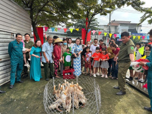 Ấp 2, xã Phước An sôi nổi tổ chức Ngày hội Đại đoàn kết toàn dân tộc