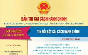 Bản tin Cải cách hành chính (Số 29/2025) Từ ngày 4/8 - 8/8/2025