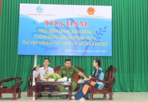 Tọa đàm về Bình đẳng giới và phòng ngừa, ứng phó với bạo lực giới trên cơ sở giới năm 2025