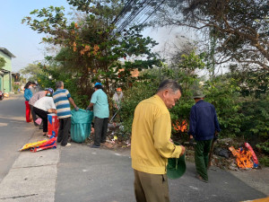 Ấp 2 xã Phước An thực hiện ra quân chỉnh trang cảnh quan chào mừng Đại hội XIV của Đảng