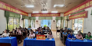 Hội Liên hiệp Phụ nữ xã Phước An tham dự học tập nghị quyết Đại hội đại biểu Phụ nữ tỉnh lần thứ I