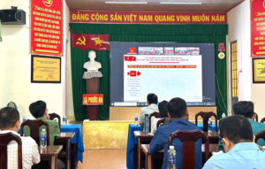 Đảng ủy xã Phước An tham dự hội nghị báo cáo viên Trung ương toàn quốc tháng 1-2026