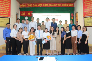 Xã Phước An: Công bố các Quyết định về tổ chức bộ máy và công tác cán bộ