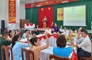 Ủy ban Mặt trận Tổ quốc Việt Nam xã Phước An tổ chức hội nghị hiệp thương lần 3