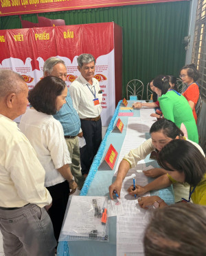 Tưng bừng ngày hội Toàn dân tham gia đi bầu cử