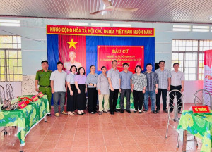 Xã Phước An khảo sát công tác chuẩn bị bầu cử tại 25 khu vực bầu cử trên địa bàn