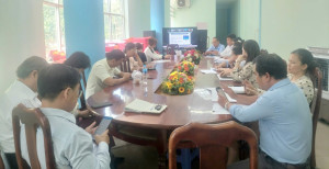 UBND xã Phước An triệu tập cán bộ tham dự Hội nghị trực tuyến tập huấn Điều tra cơ sở hành chính, sự nghiệp năm 2026