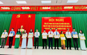 Hội nghị tổng kết phong trào thi đua yêu nước năm 2025, tổng kết công tác bầu cử và trao giải hội thi trang trí trụ sở tết Bính Ngọ 2026