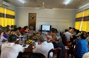 Ủy ban bầu cử xã Phước An tổ chức Hội nghị tập huấn nghiệp vụ công tác bầu cử