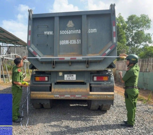 Công an xã Phước An: Tổng rà soát đối với các loại phương tiện ô tô tải tự đổ, xe sơ mi rơ moóc tự đổ có tải trọng từ 15.000kg trở lên trên địa bàn