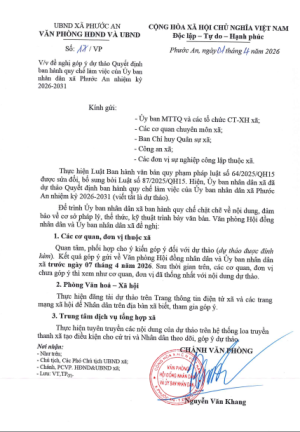 17 VP ( GÓP Ý DỰ THẢO)