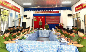 Công an xã Phước An tổ chức Lễ ra quân thực hiện đợt cao điểm tấn công, trấn áp tội phạm, bảo đảm an ninh, trật tự trên địa bàn nhân dịp Lễ 30/4, 01/5 và 19/5