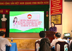 Xã Phước An: Tổ chức Chương trình giao lưu chuyên đề “Chăm sóc sức khỏe người cao tuổi” năm 2026