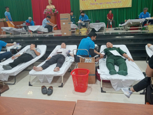 Ngày hội hiến máu tình nguyện tại xã Phước An