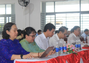 Xã Phước An: Tham dự trực tuyến hội nghị quán triệt Nghị quyết số 05-NQ/TU và phát động đợt thi đua đặc biệt 500 ngày đêm