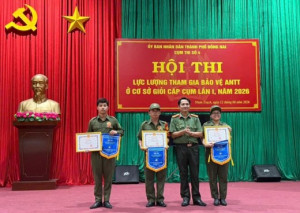 Xã Phước An đạt giải Khuyến khích tại Hội thi "Lực lượng ANTTCS giỏi, Lần I – năm 2026"