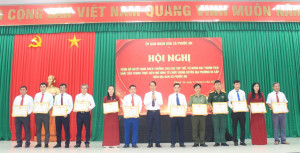Xã Phước An: Tổ chức Hội nghị sơ kết 01 năm thực hiện mô hình tổ chức chính quyền địa phương 02 cấp; phát động phong trào thi đua đặc biệt thực hiện 500 ngày đêm