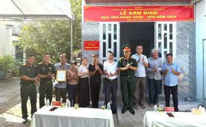 Xã Phước An: Bàn giao nhà tình nghĩa quân - dân năm 2026