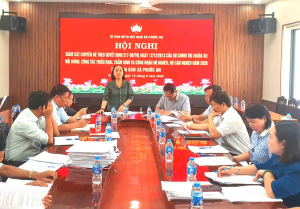 Xã Phước An giám sát chuyên đề công tác rà soát, thẩm định hộ nghèo và cận nghèo năm 2026