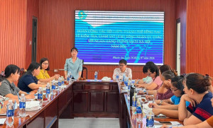 Kiểm tra hoạt động nhận ủy thác vốn tín dụng chính sách tại Hội LHPN xã Phước An