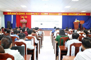 Xã Phước An tham gia hội nghị tập huấn chuyên đề về công tác Cải cách hành chính năm 2026