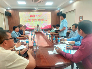 UBND xã Phước An tổ chức họp làm việc với Trưởng các ấp sau sắp xếp, sáp nhập