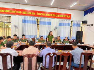 Công an xã Phước An phối hợp tổ chức Hội nghị giao ban công tác bảo đảm an ninh, an toàn công trình khí và truyền thông bảo vệ đường ống dẫn khí trên đất liền năm 2026