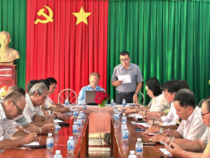 Đảng ủy xã Phước An giám sát sinh hoạt Chi bộ ấp Bà Trường