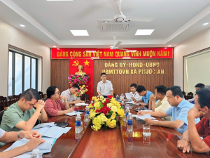 Đồng chí Bí thư Đảng ủy xã Phước An tiếp công dân định kỳ tháng 9/2026