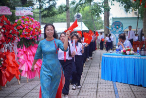 Trên 13.500 học sinh xã Phước An bước vào năm học mới đầu tiên sau sắp xếp trường lớp