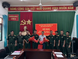 Phước An bàn giao chức trách, nhiệm vụ Chính trị viên Ban...