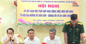 Hội nghị ký kết giao ước phối hợp hoạt động thực hiện mô hình "Từ nội địa hướng về biên giới - Chung tay vì an sinh cộng đồng