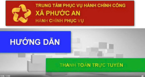 Hướng dẫn thanh toán trựctuyến