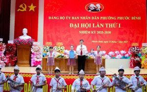 Đại hội Đại biểu Đảng bộ UBND phường Phước Bình lần thứ I, nhiệm kỳ 2025-2030