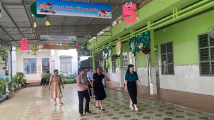 UBND phường Phước Bình kiểm tra cơ sở vật chất các trường học trước thềm năm học 2025–2026