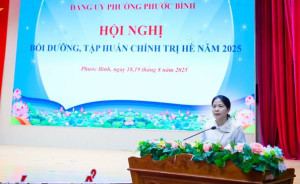 Khai mạc Hội nghị tập huấn, bồi dưỡng Chính trị hè cho cán bộ, giáo viên năm 2025