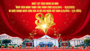 Hướng đến Kỷ niệm 80 năm ngày Cách mạng Tháng tám thành công và Quốc khánh 02/9