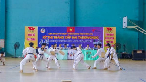 Sôi nổi kỳ thi thăng cấp đai Teakwondo khu vực Phước Long quý III năm 2025